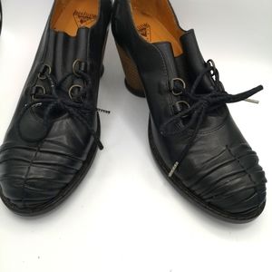 Heeled Fluevog shoes shoes with cute toe detail